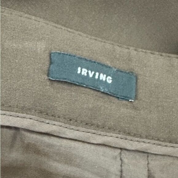 Lafayette 148 New York Irving Wool Blend Trouser Brown Size 10 - Picture 9 of 11